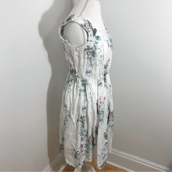 Malvin Floral Linen Dress - Picture 4 of 12